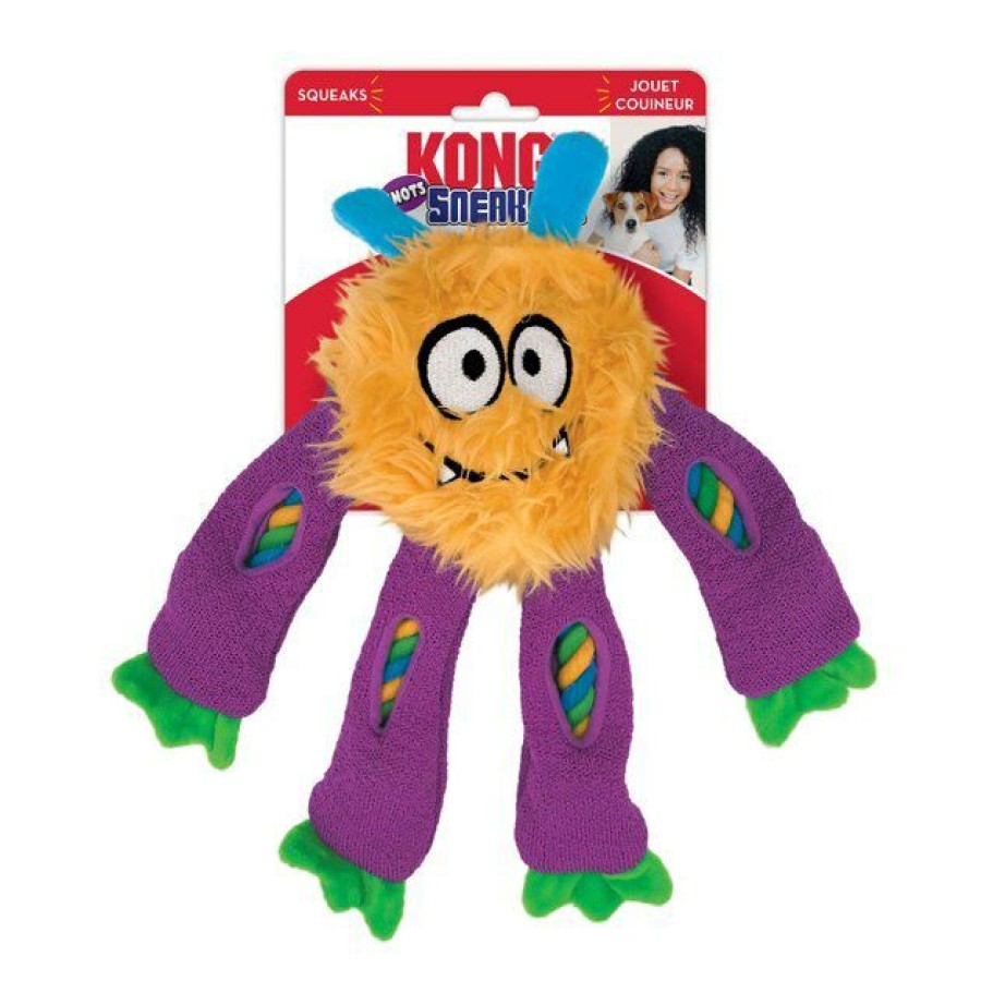 Dog Kong | Kong Sneakerz Knots Dog Toy, Character Varies