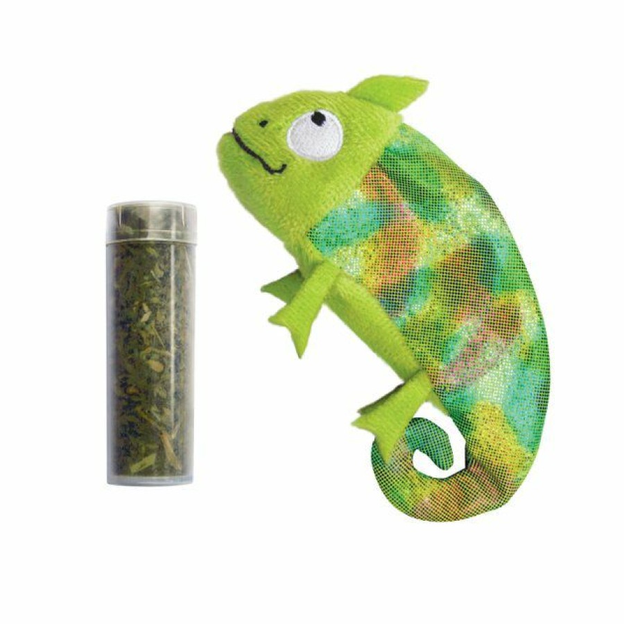 Cat Kong | Kong Refillables Chameleon Cat Toy, Green