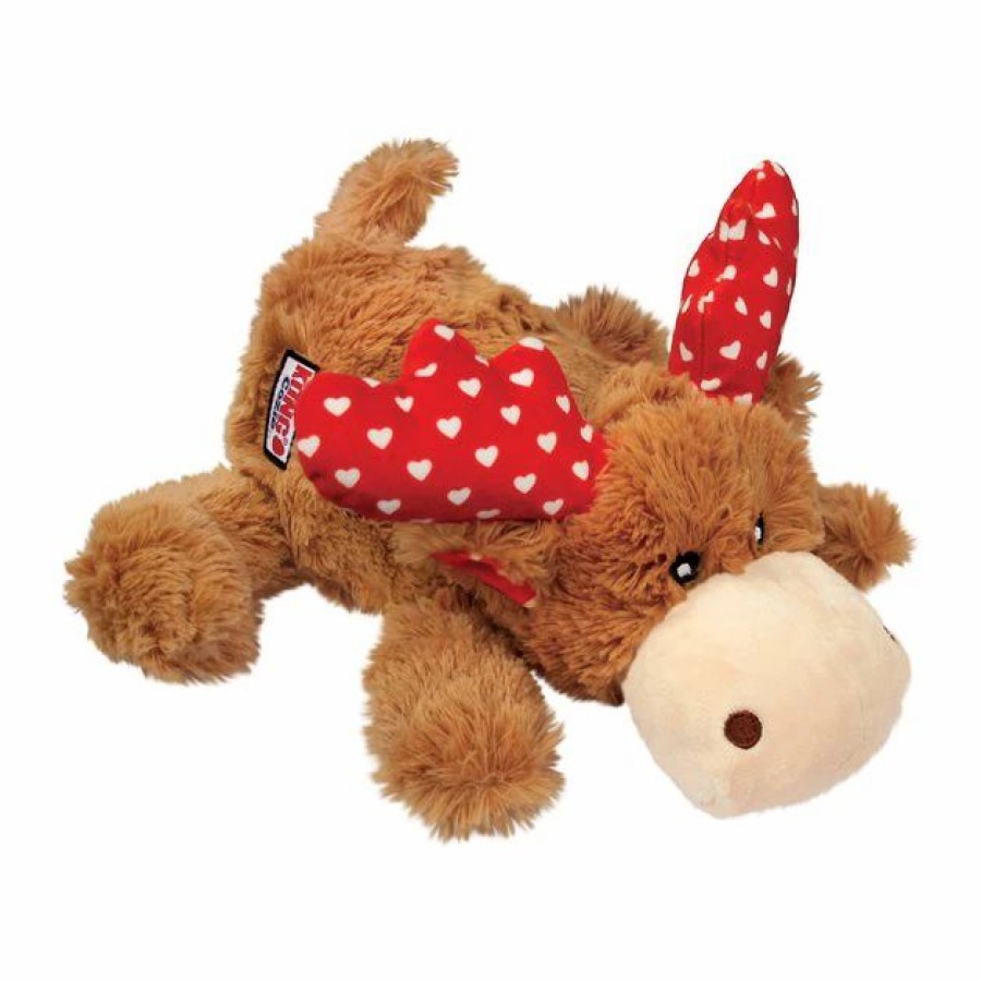 Dog Kong | Kong Marvin The Moose Cozie Squeaky Dog Toy, Medium