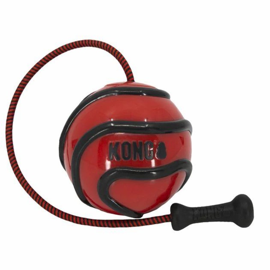 Dog Kong | Kong Wavz Bunjiball Dog Toy, Color Varies