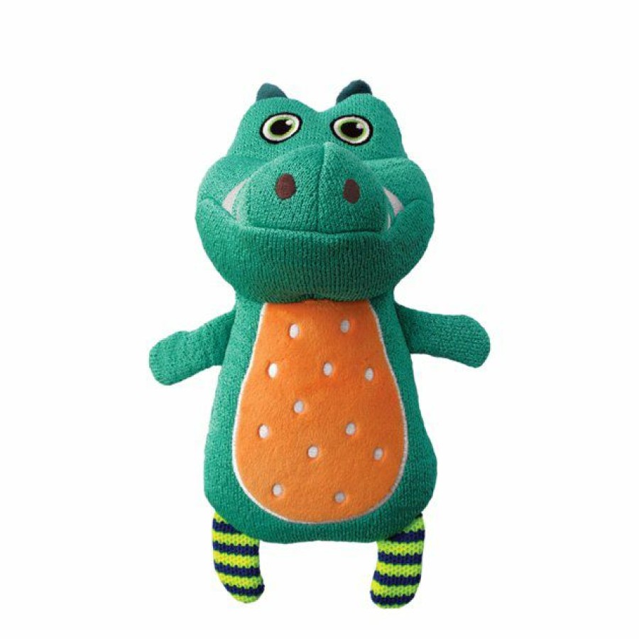 Dog Kong | Kong Whoopz Gator Squeaky Plush Dog Toy