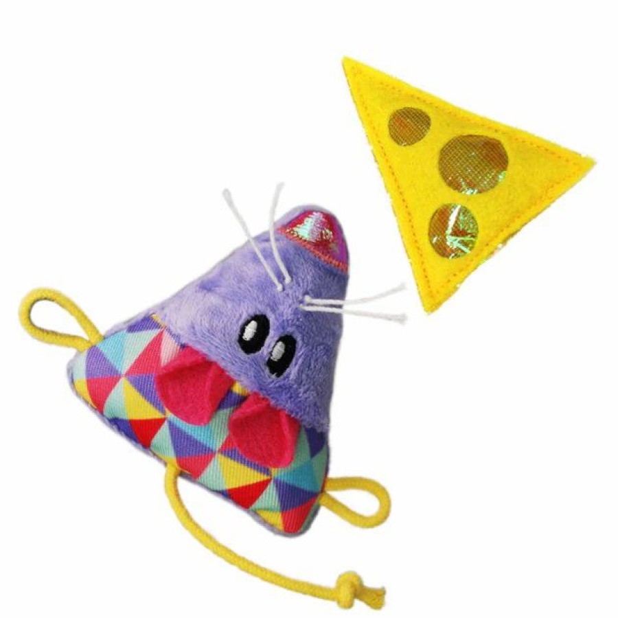 Cat Kong | Kong Crackles & Cheez Mouse Cat Toy, 2 Count