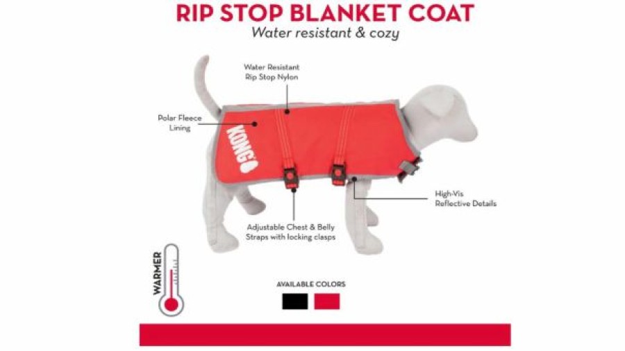 Uncategorized Kong | Kong Rip-Stop Insulated Dog Blanket Coat