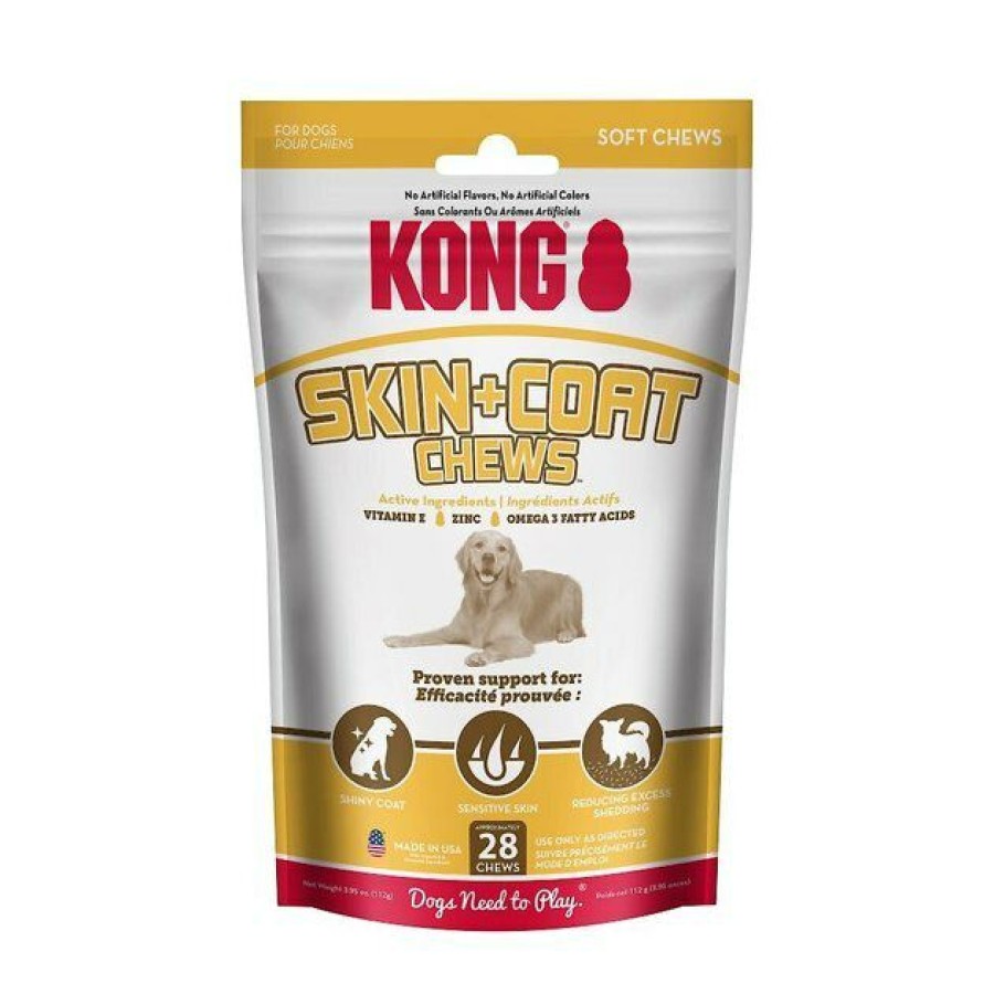 Dog Kong | Kong Skin & Coat Soft & Chewy Dog Treats