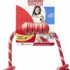 Dog Kong | Kong Dental With Rope Dog Toy