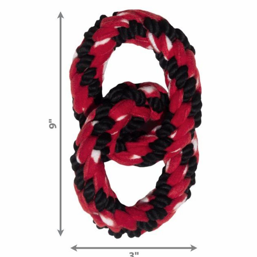 Dog Kong | Kong Signature Double Ring Tug Rope Dog Toy