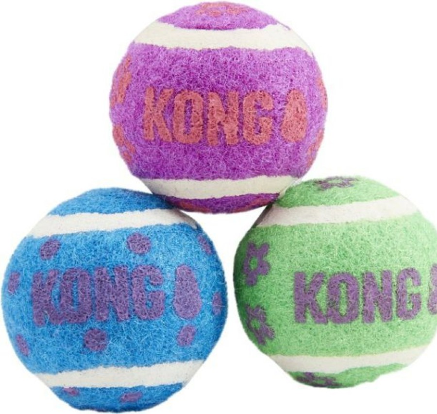 Cat Kong | Kong Tennis Balls With Bells Cat Toy