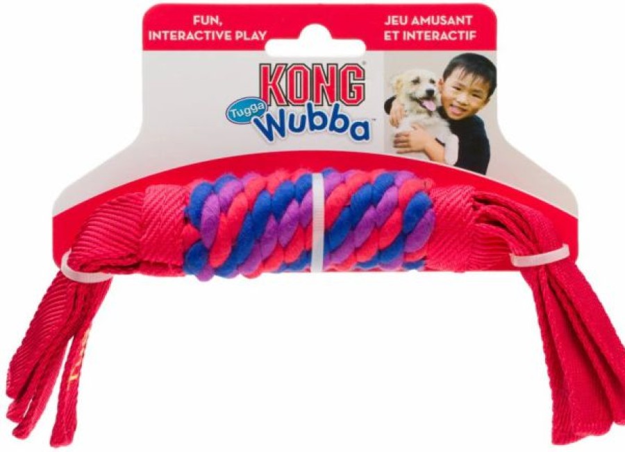 Dog Kong | Kong Tugga Wubba Dog Toy, Color Varies