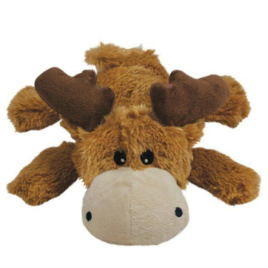 Dog Kong | Kong Cozie Marvin The Moose Plush Dog Toy, Medium & Kong Cozie Baily The Blue Dog Toy