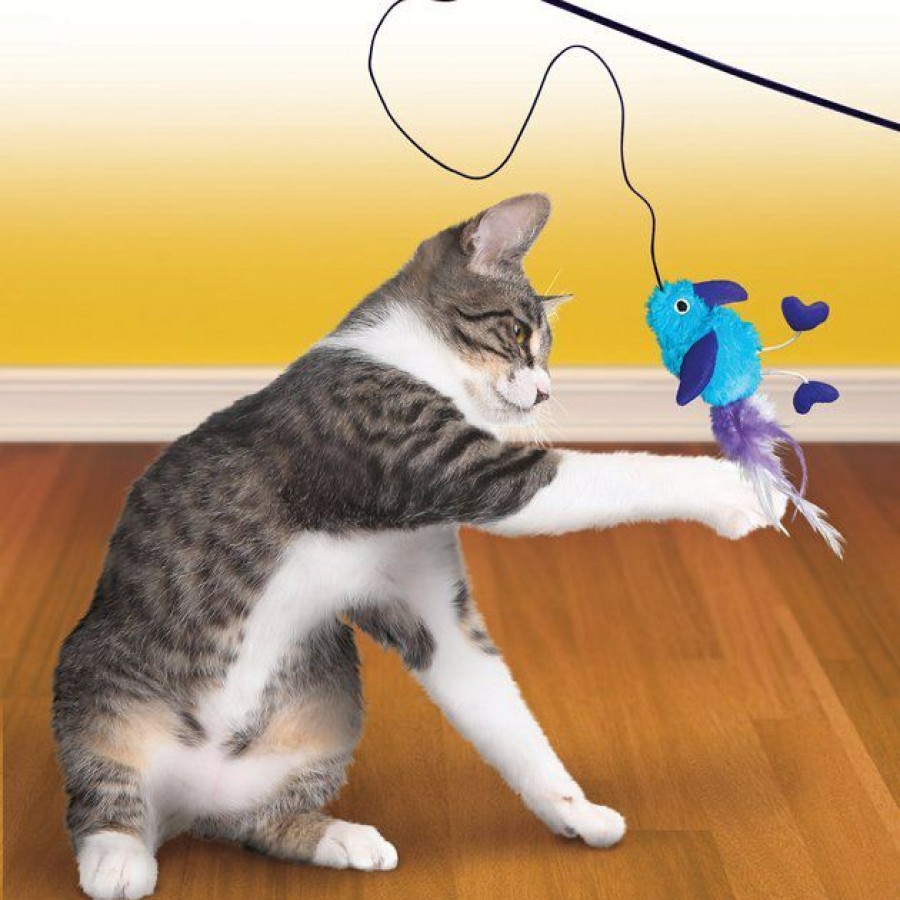 Cat Kong | Kong Active Feather Teaser Cat Toy, Color Varies