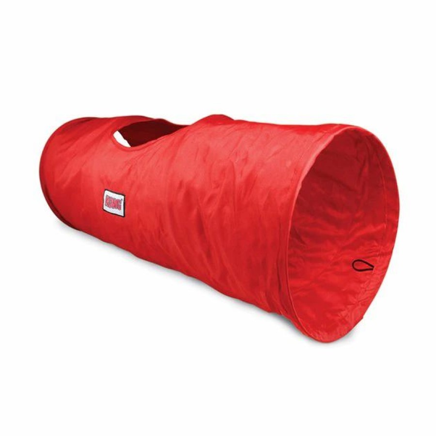 Cat Kong | Kong Active Nylon Tunnel Cat Toy, Red