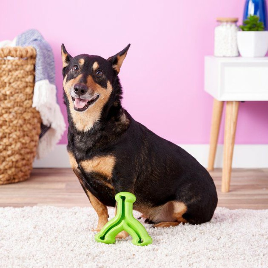 Dog Kong | Kong Quest Wishbone Dog Toy, Color Varies