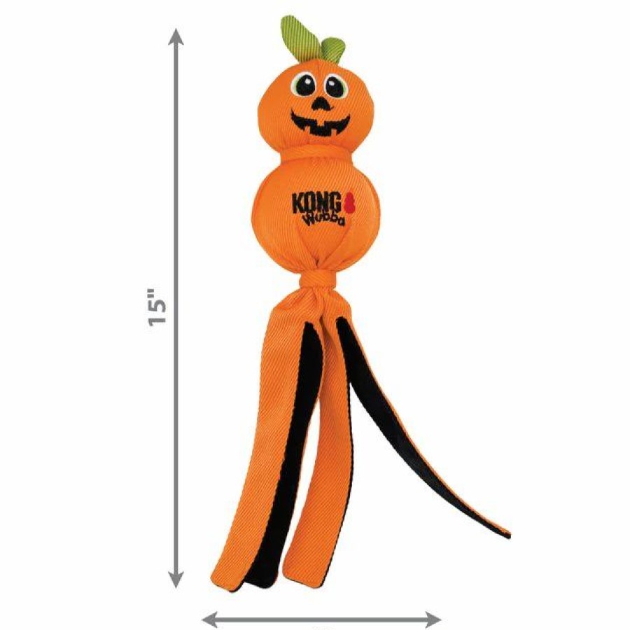 Dog Kong | Kong Halloween Wubba Ballistic Pumpkin Dog Toy