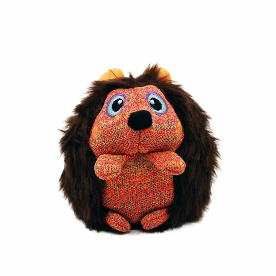 Dog Kong | Kong Zigwigz Hedgehog Squeaky Plush Dog Toy, Medium