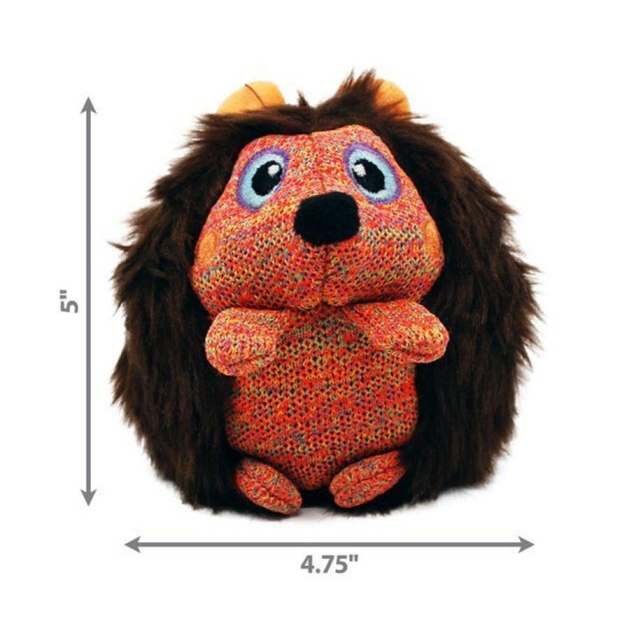 Dog Kong | Kong Zigwigz Hedgehog Squeaky Plush Dog Toy, Medium