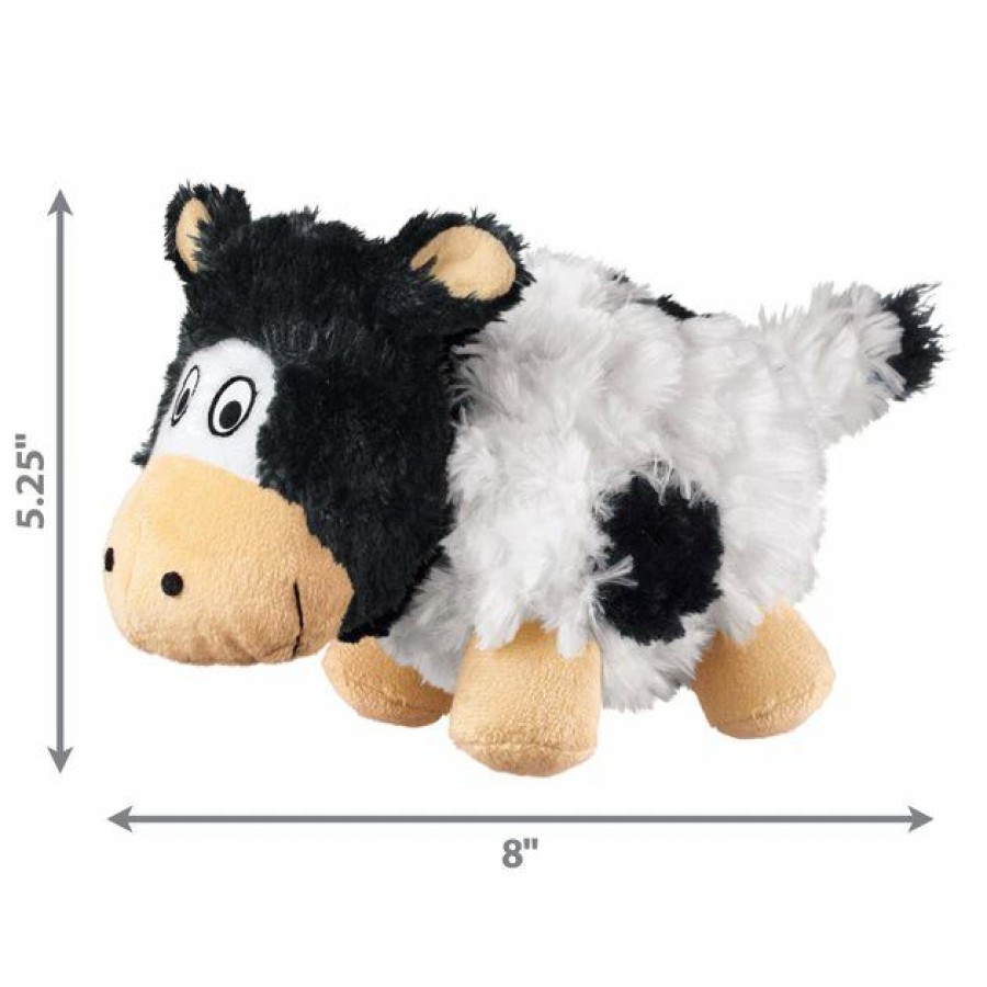 Dog Kong | Kong Barnyard Cruncheez Cow Dog Toy