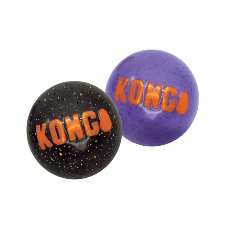 Dog Kong | Kong Halloween Signature Squeaky Ball Dog Toy, Medium