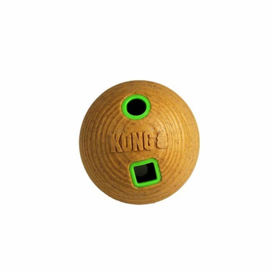 Dog Kong | Kong Bamboo Feeder Ball Dog Toy