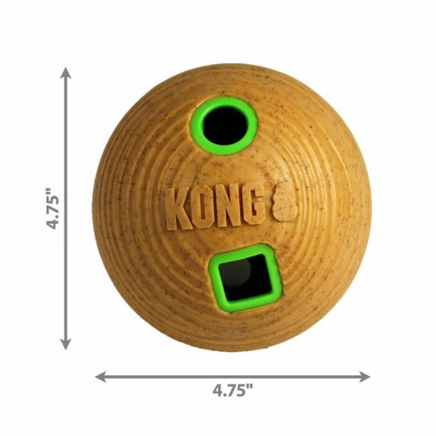 Dog Kong | Kong Bamboo Feeder Ball Dog Toy