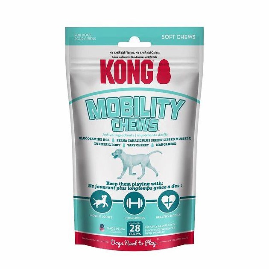 Dog Kong | Kong Mobility Soft & Chewy Dog Supplement