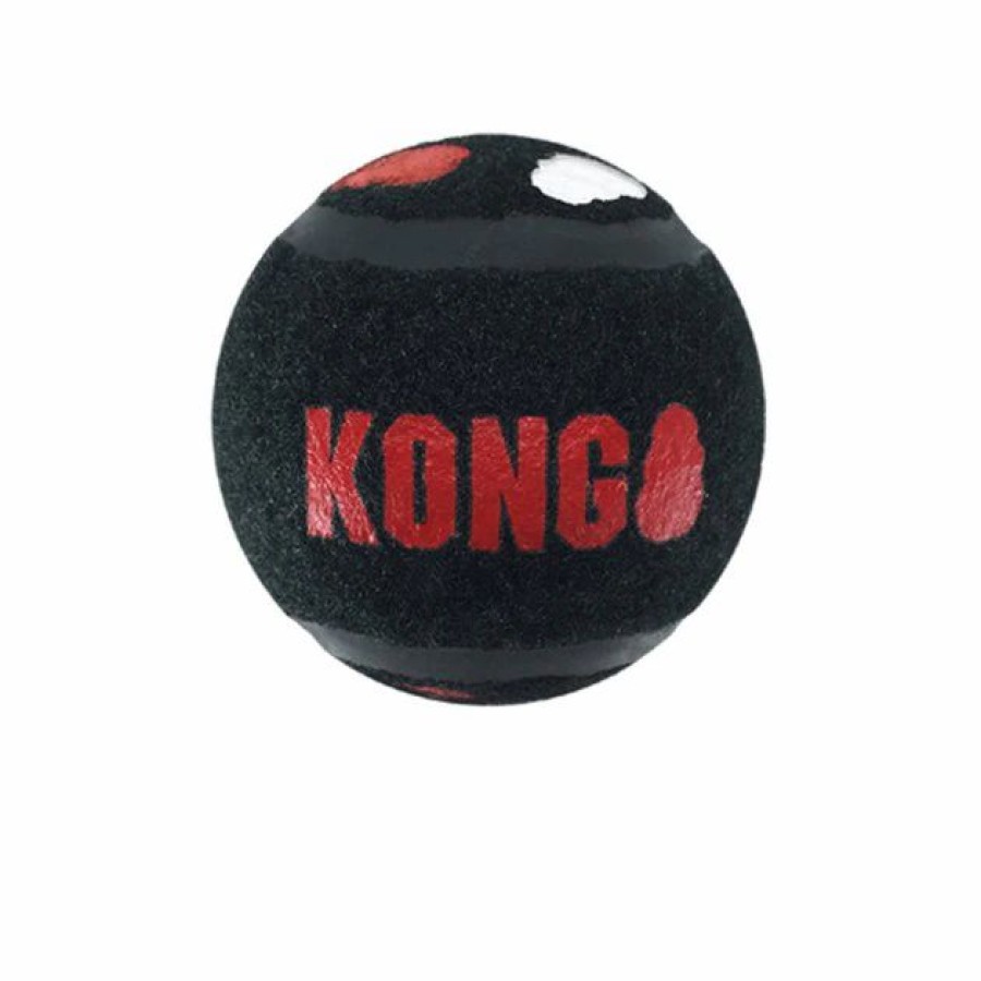 Dog Kong | Kong Signature Sport Balls Dog Toy, Red