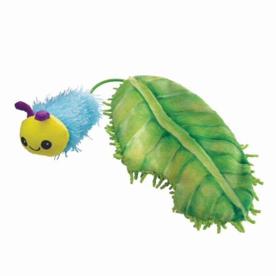 Cat Kong | Kong Flingaroo Caterpillar Cat Toy With Catnip