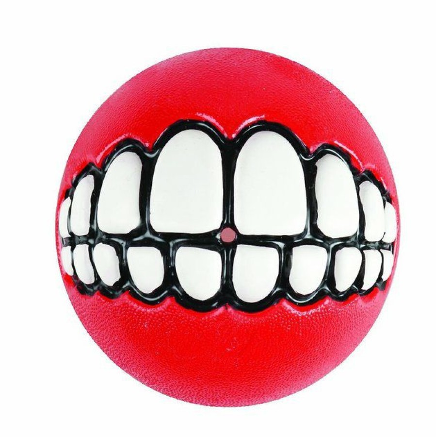 Dog Kong | Rogz By Kong Grinz Treat Ball Dog Toy, Color Varies