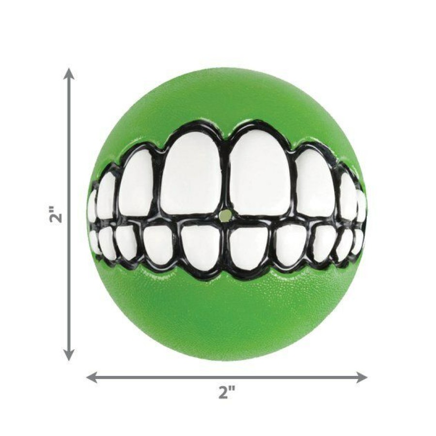 Dog Kong | Rogz By Kong Grinz Treat Ball Dog Toy, Color Varies