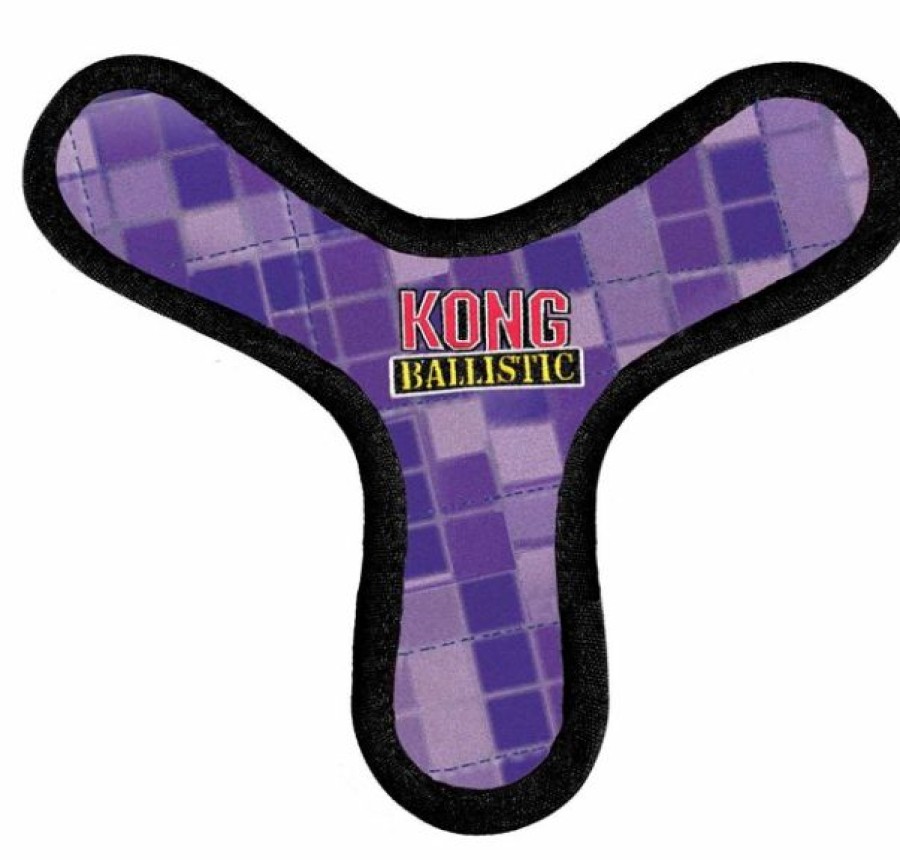 Dog Kong | Kong Ballistic Boomerang Dog Toy, Color Varies