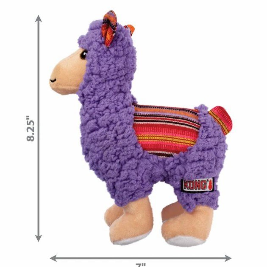 Dog Kong | Kong Sherps Llama Dog Toy