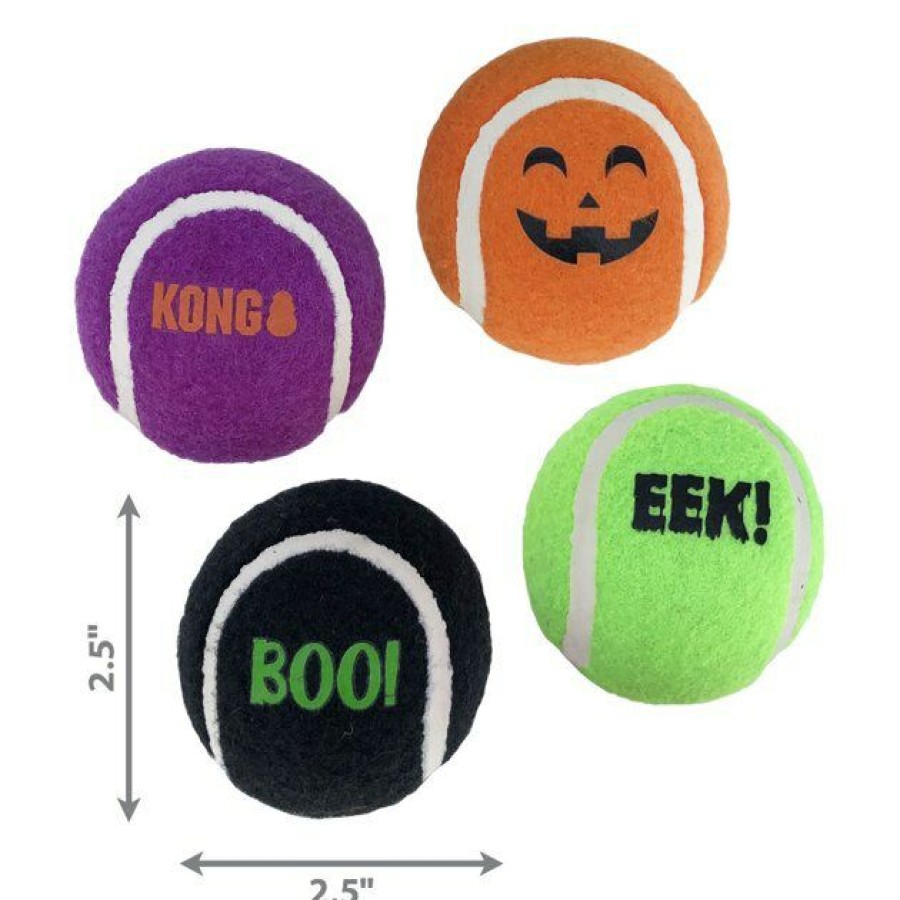 Dog Kong | Kong Halloween Sport Balls Dog Toy, 3 Count