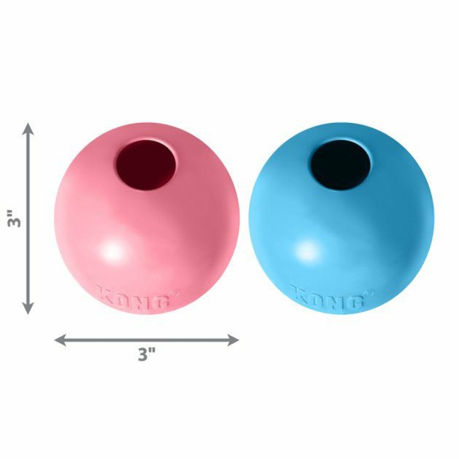 Dog Kong | Kong Stuffable Puppy Ball Dog Toy, Color Varies