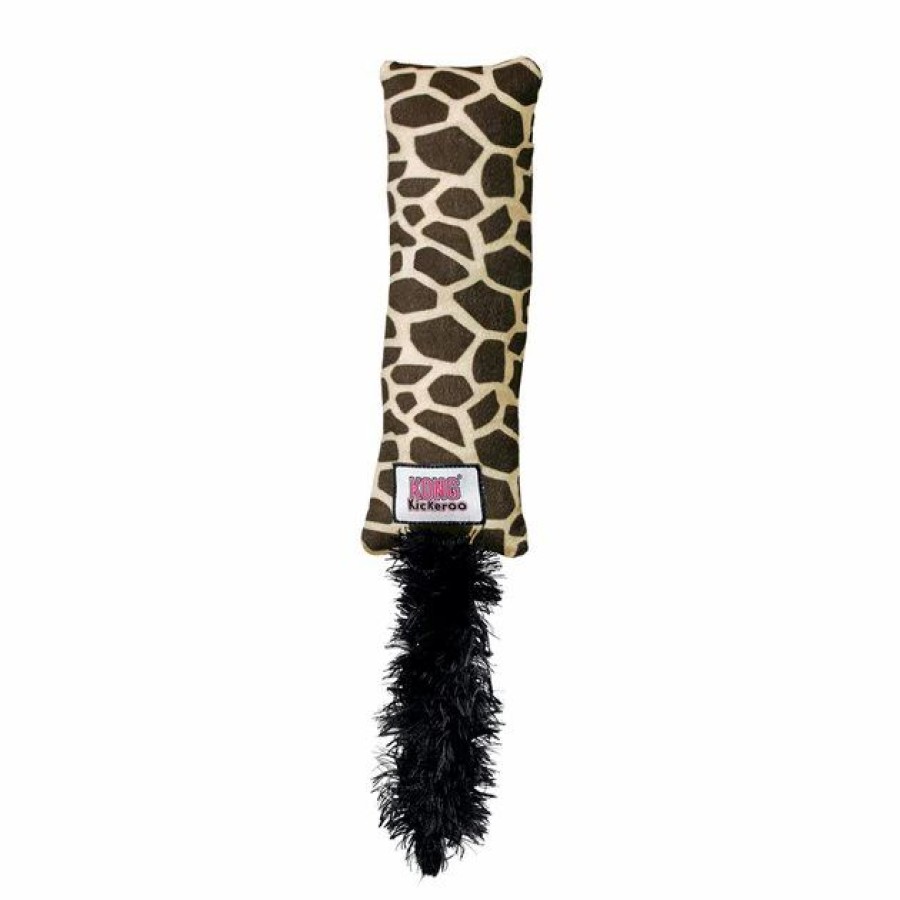 Cat Kong | Kong Kickeroo Giraffe Pattern Cat Toy