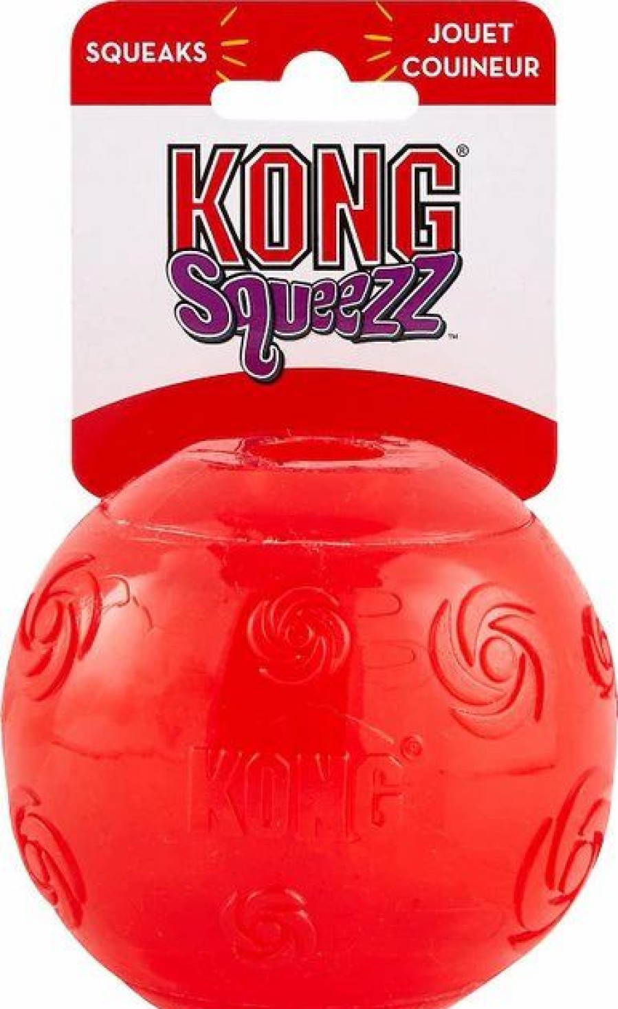 Dog Kong | Kong Squeezz Ball Dog Toy, Color Varies