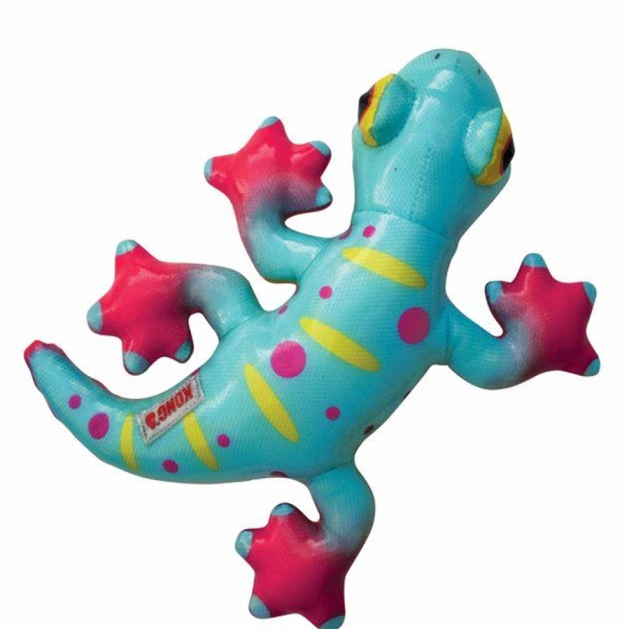 Dog Kong | Kong Shieldz Tropics Gecko Dog Toy