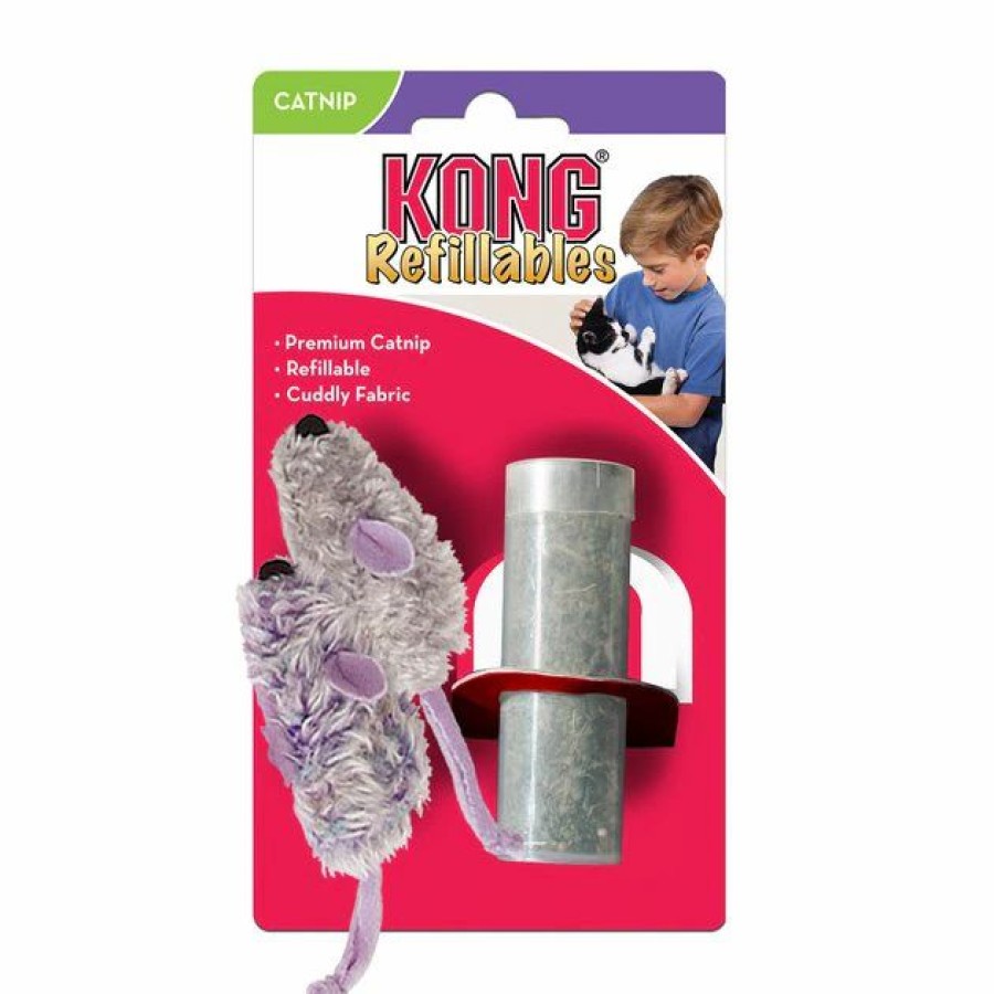 Cat Kong | Kong Refillable Frosty Mice Catnip Cat Toy