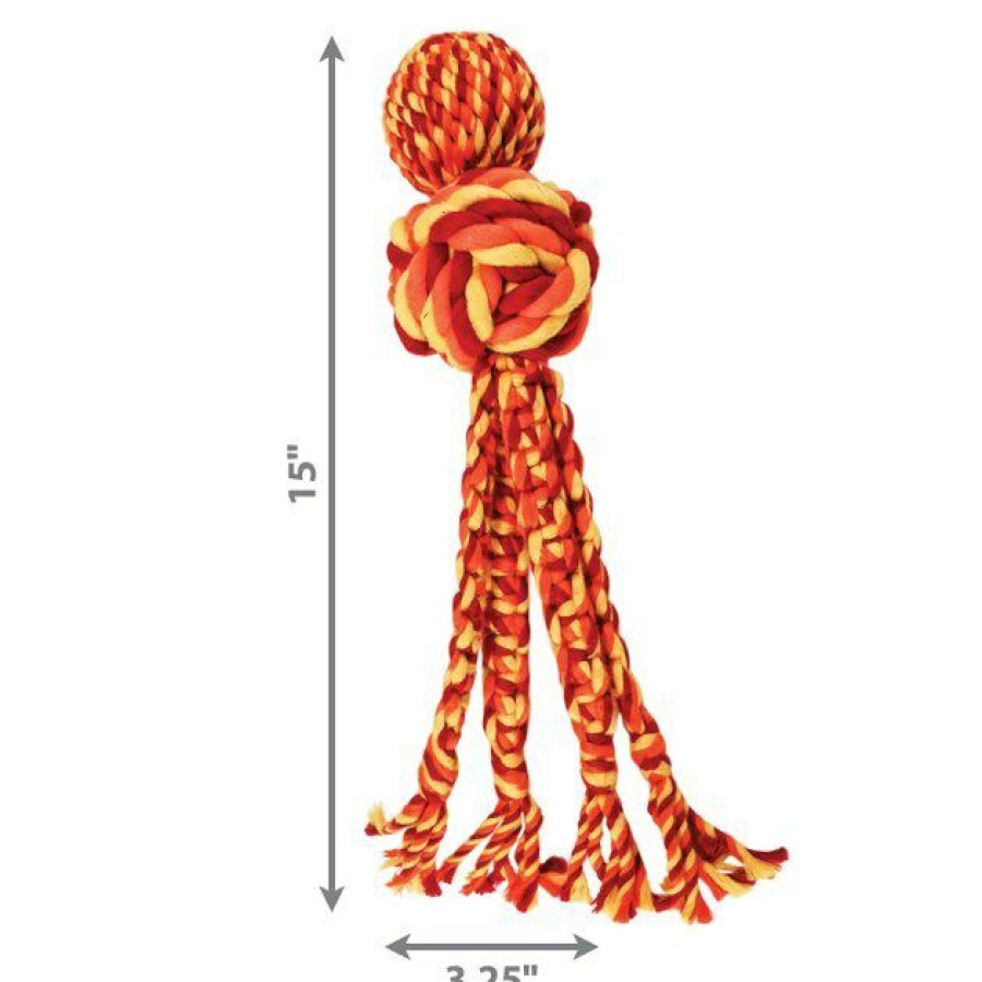 Dog Kong | Kong Wubba Weaves With Rope Dog Toy, Color Varies