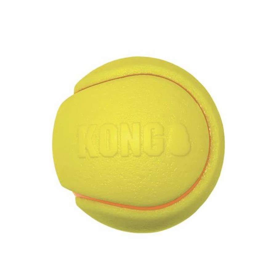 Dog Kong | Kong Squeezz Tennis Double Assorted Dog Toy, Color Varies