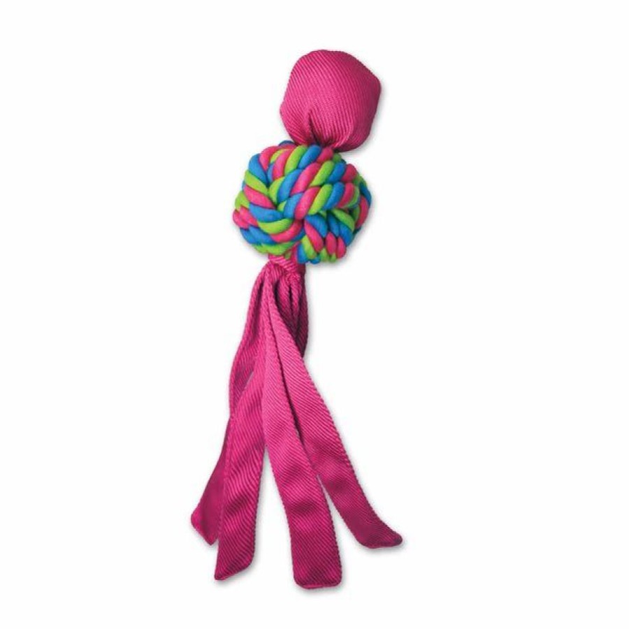 Dog Kong | Kong Wubba Weave Dog Toy, Color Varies