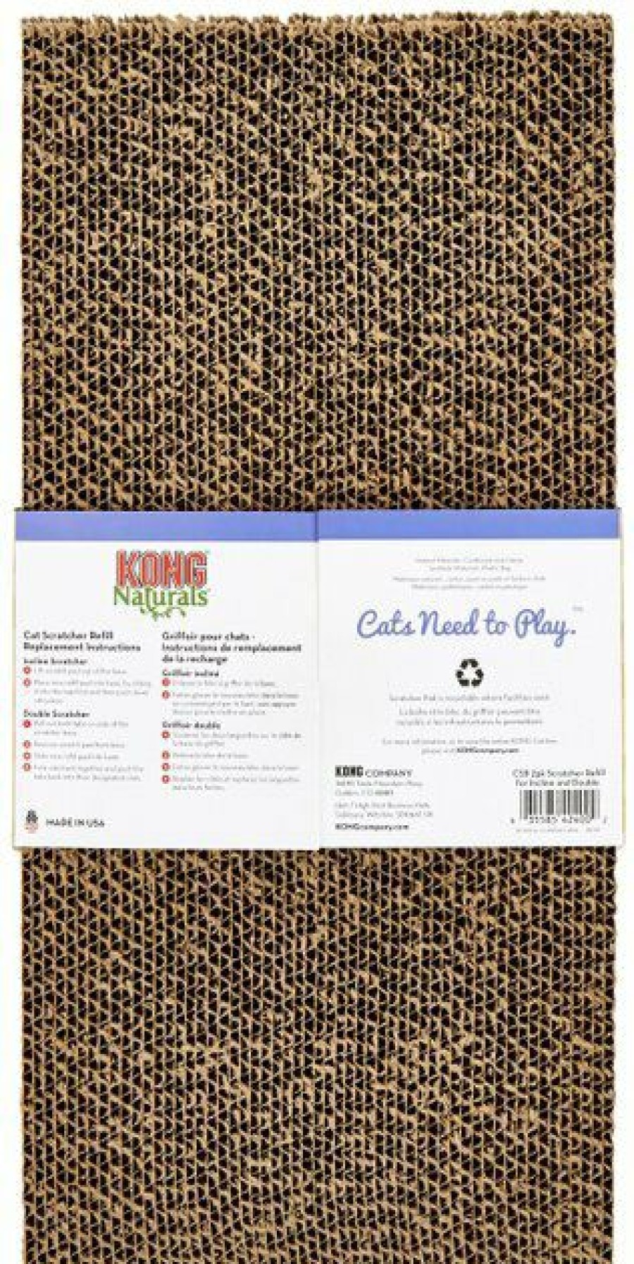 Cat Kong | Kong Naturals Cat Scratcher Refill, 2-Pack