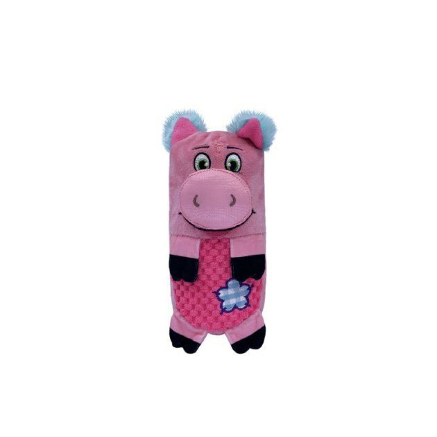 Dog Kong | Kong Huggz Farmz Pig Squeaky Plush Dog Toy