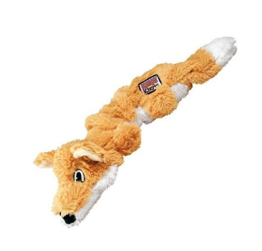 Dog Kong | Kong Scrunch Knots Fox Dog Toy