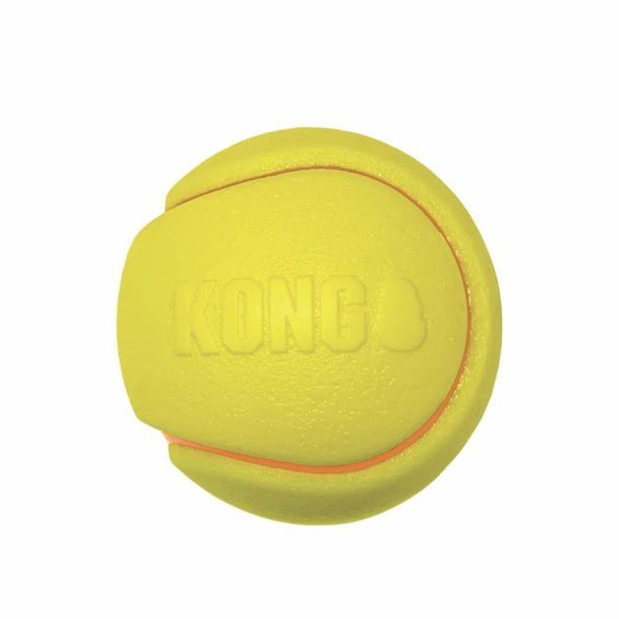 Dog Kong | Kong Squeezz Tennis Assorted Dog Toy, Color Varies