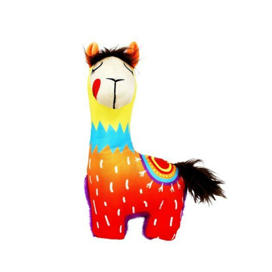 Dog Kong | Kong Ballistic Vibez Llamas Squeaky Plush Dog Toy