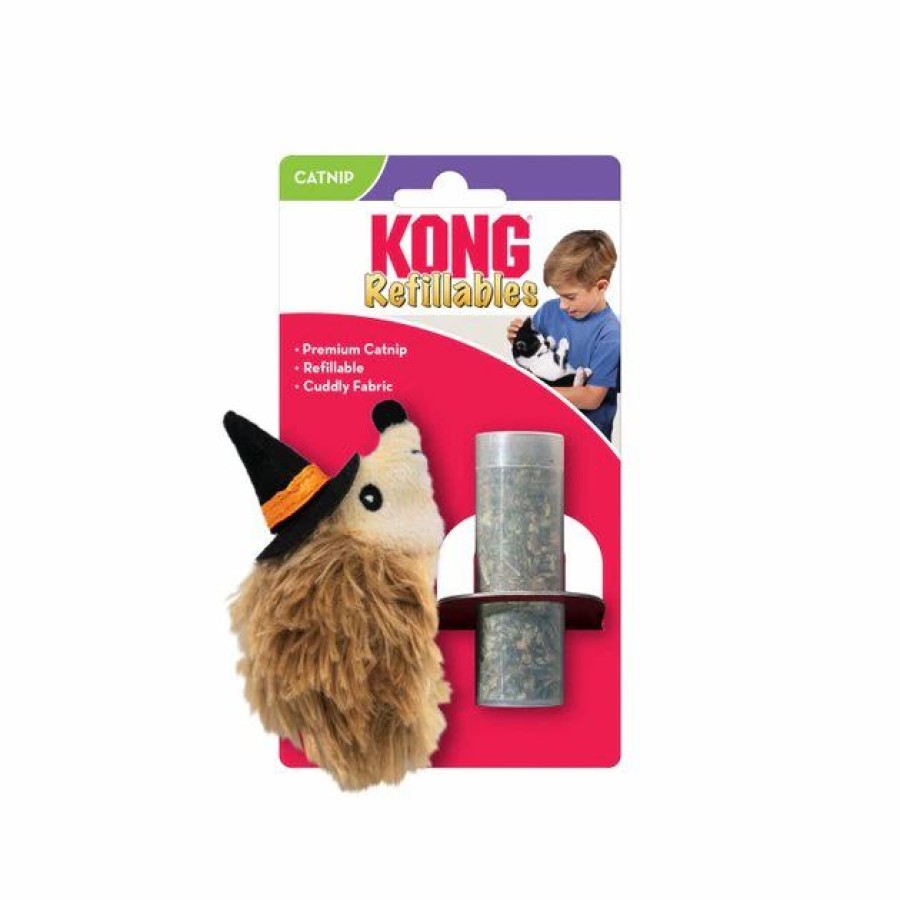 Cat Kong | Kong Halloween Refillables Hedgehog Dog Toy