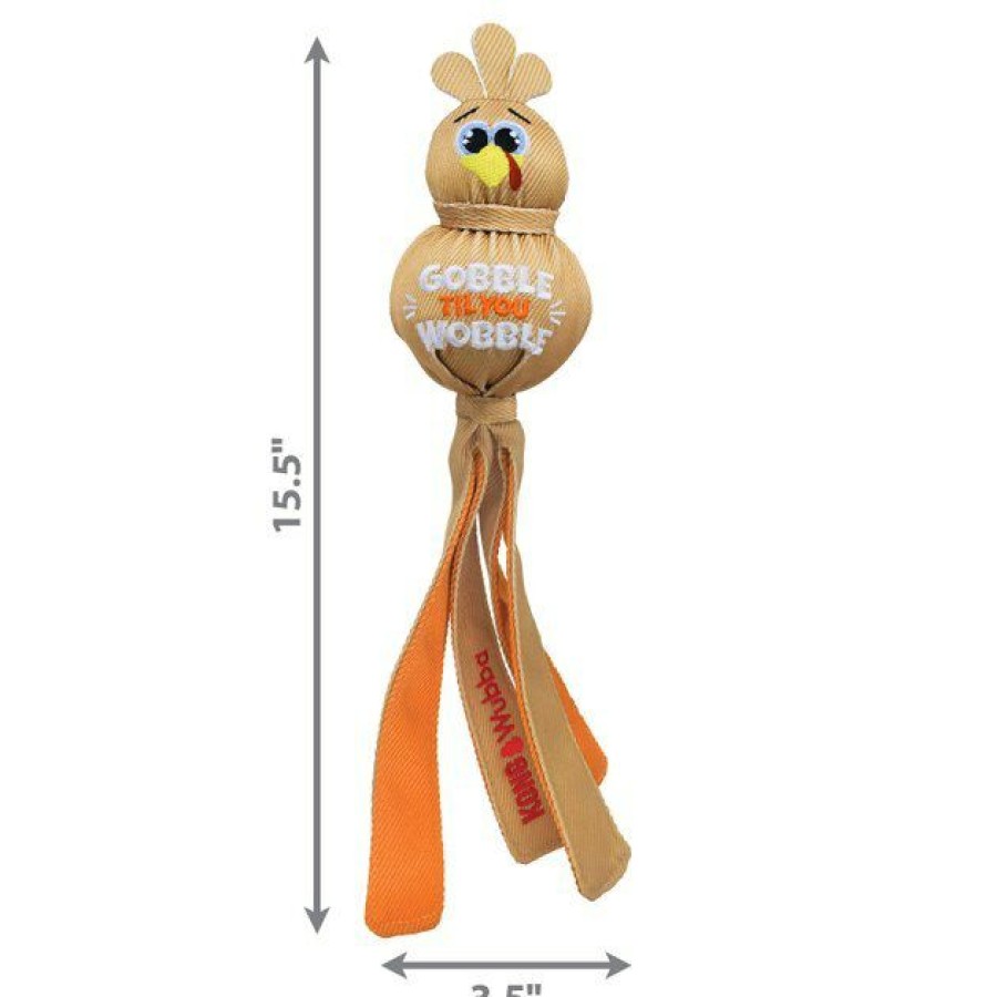 Dog Kong | Kong Thanksgiving Wubba Ballistic Turkey Plush Dog Toy