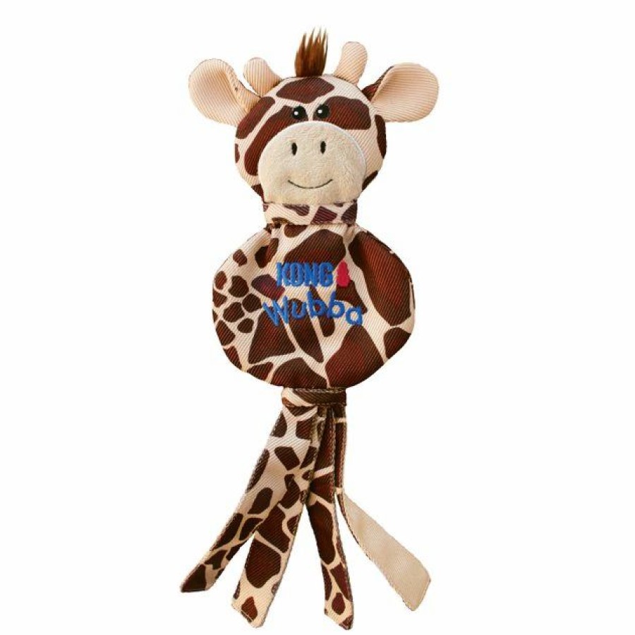 Dog Kong | Kong Wubba No Stuff Giraffe Dog Toy, Large