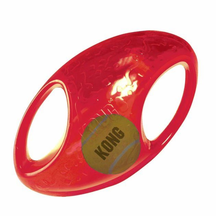 Dog Kong | Kong Jumbler Football Dog Toy, Color Varies