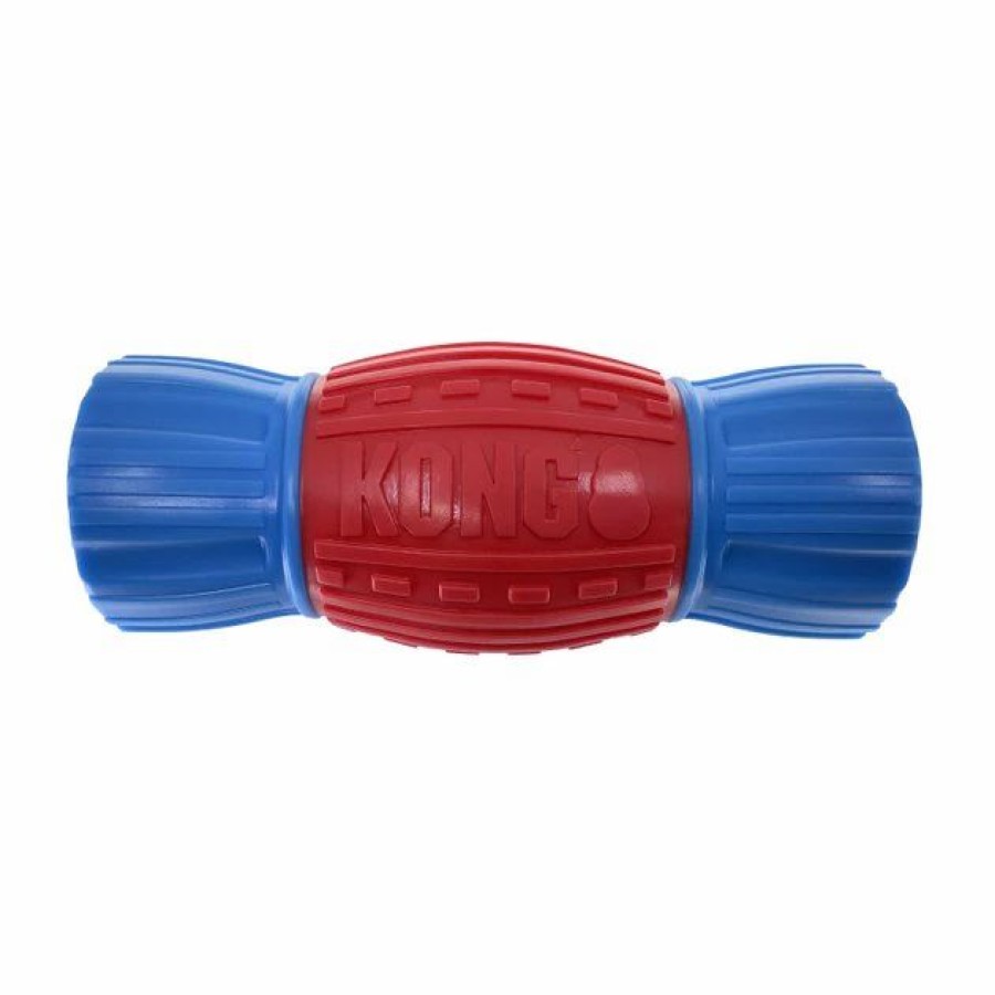 Dog Kong | Kong Corestrength Rattlez Dumbbell Dog Toy, Large